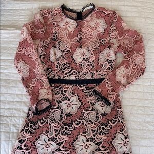 La Maison Talulah Passion Lace Mini Dress Large